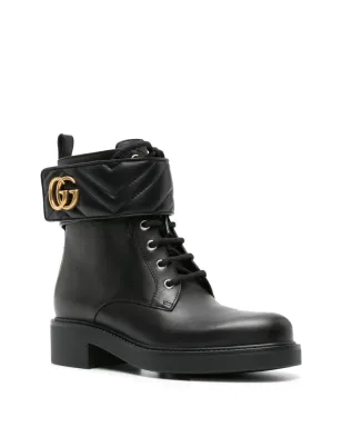 Gucci ダブルGプレート コンバットブーツ - サムネイル2