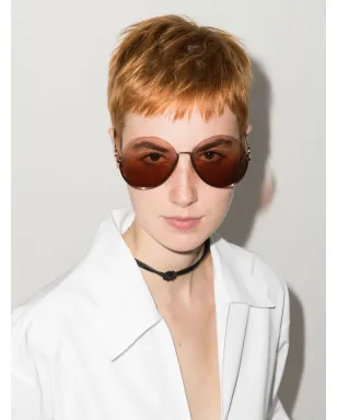 Chloé Eyewear ソフィヤ ラウンドフレーム サングラス - サムネイル2