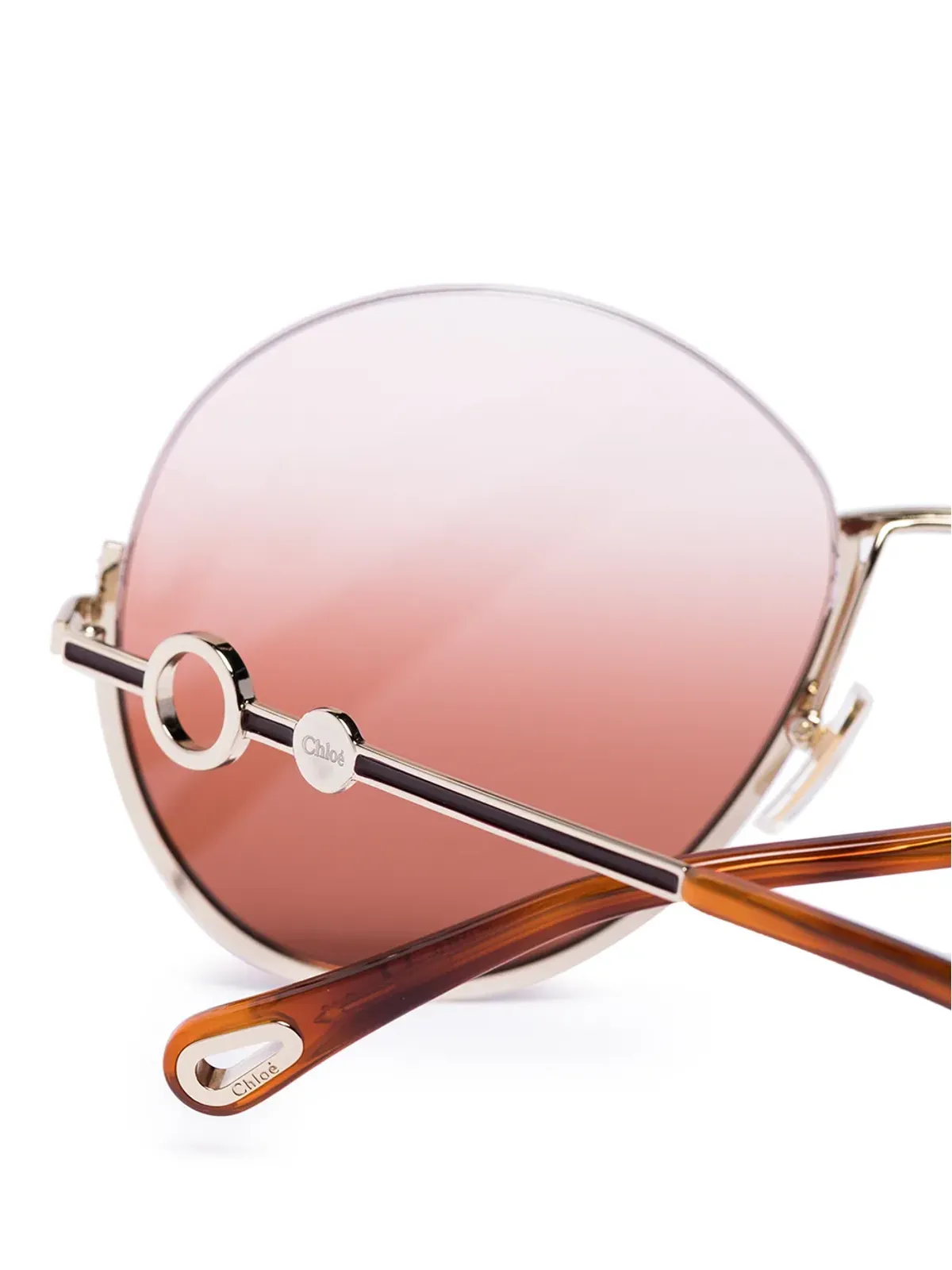 Chloé Eyewear ソフィヤ ラウンドフレーム サングラス - 画像4