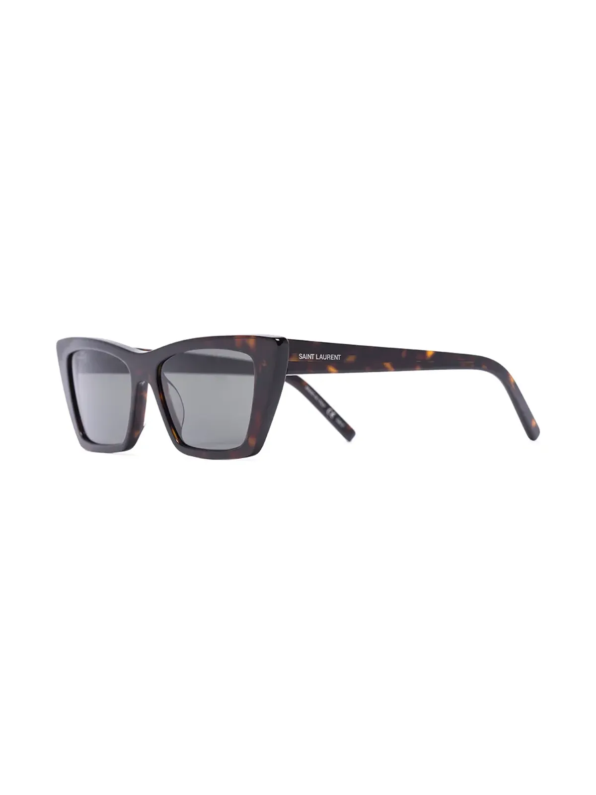 Saint Laurent Eyewear SL 276 レクタングルフレーム サングラス（ブラウン） - 画像2