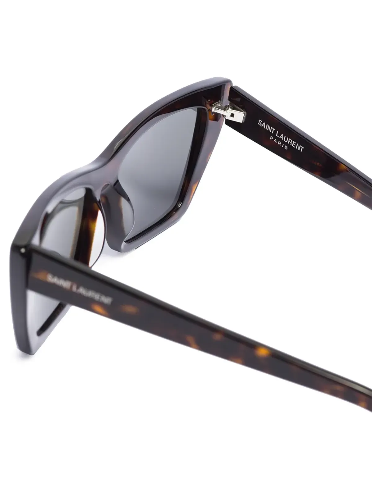 Saint Laurent Eyewear SL 276 レクタングルフレーム サングラス（ブラウン） - 画像3