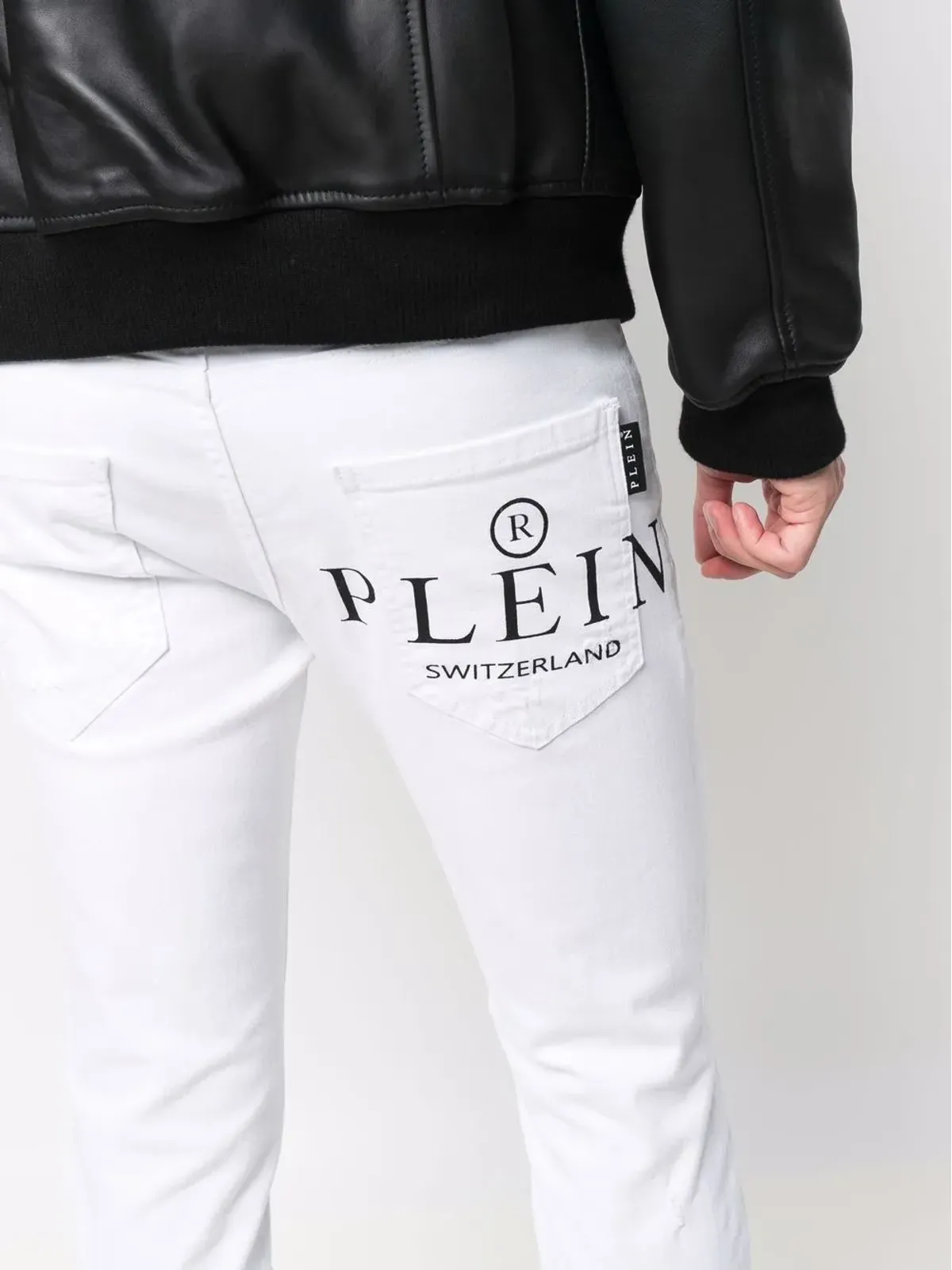 Philipp Plein スキニーカットデニムジーンズ - 画像5
