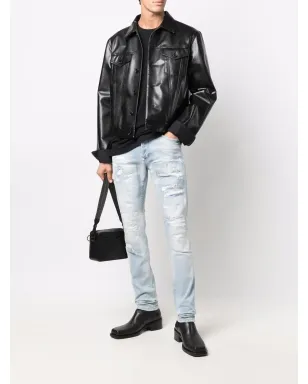 Philipp Plein リップドスキニージーンズ - ブルー - サムネイル2