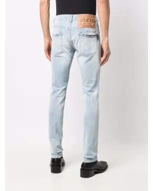 Philipp Plein リップドスキニージーンズ - ブルー - サムネイル4