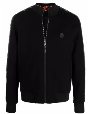 Philipp Plein スカルモチーフ・ストライプ ボンバージャケット - サムネイル1