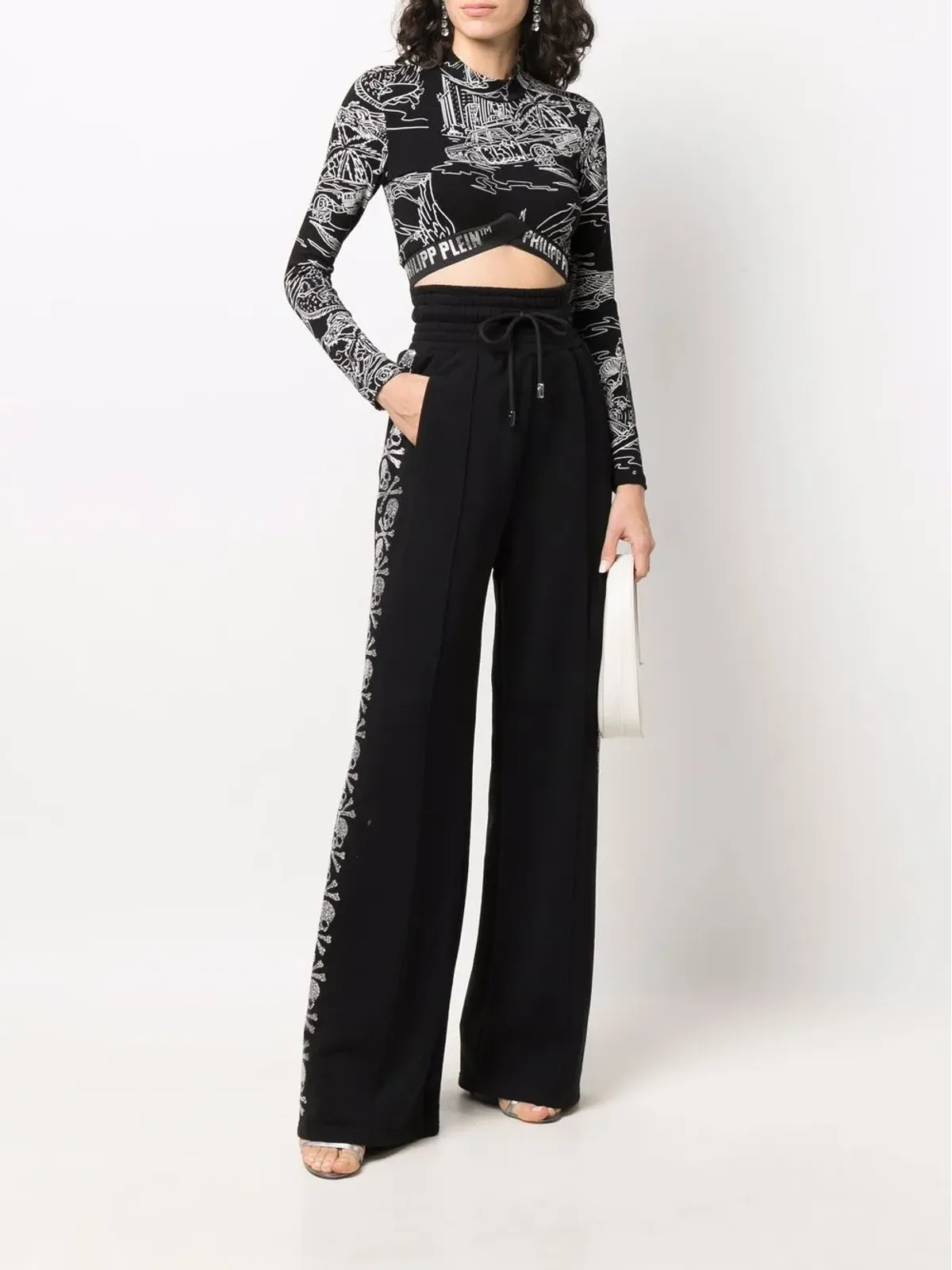 Philipp Plein グラフィックロゴ ジョギングトップ - 画像2