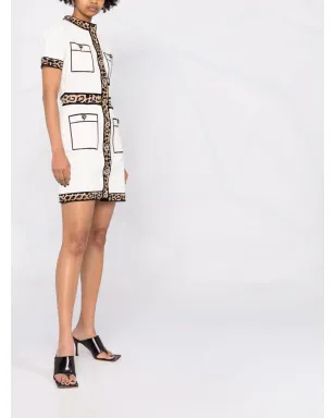 Philipp Plein ヒョウ柄トリムドレス - サムネイル4