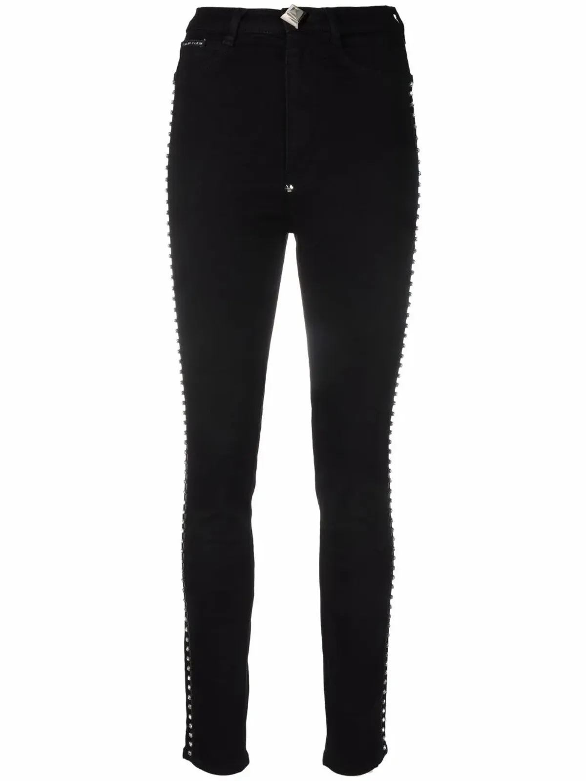 Philipp Plein クリスタル・スーパーハイウェスト・スキニージーンズ - ブラック - 画像1