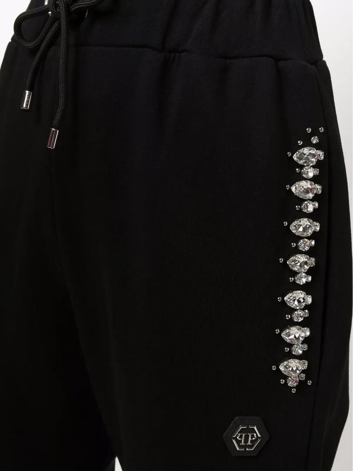 Philipp Plein クリスタル アイコニック-プレイン トラックパンツ - 画像5