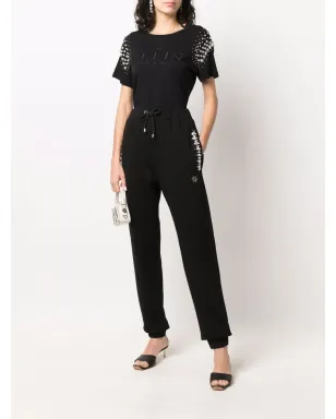 Philipp Plein クリスタル アイコニック-プレイン トラックパンツ - サムネイル2