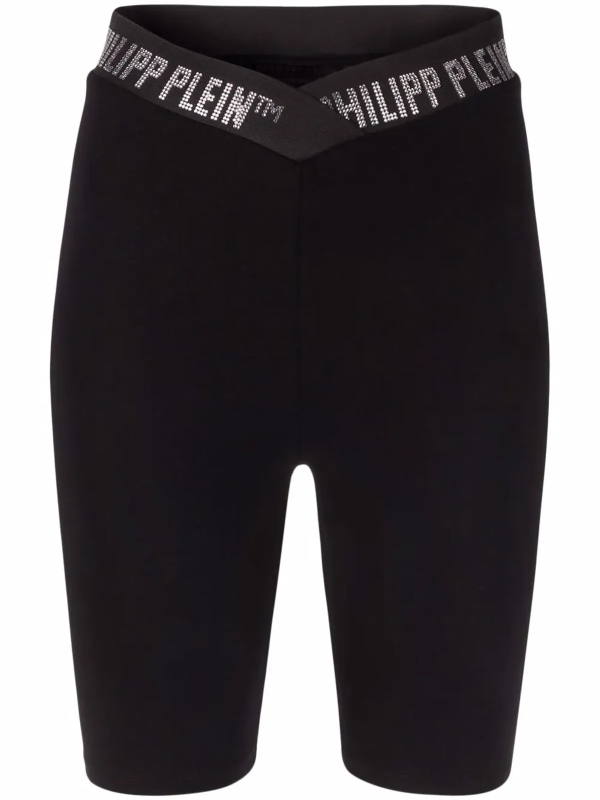 Philipp Plein ストーンズ超ハイウエストショーツ - ブラック - 画像1