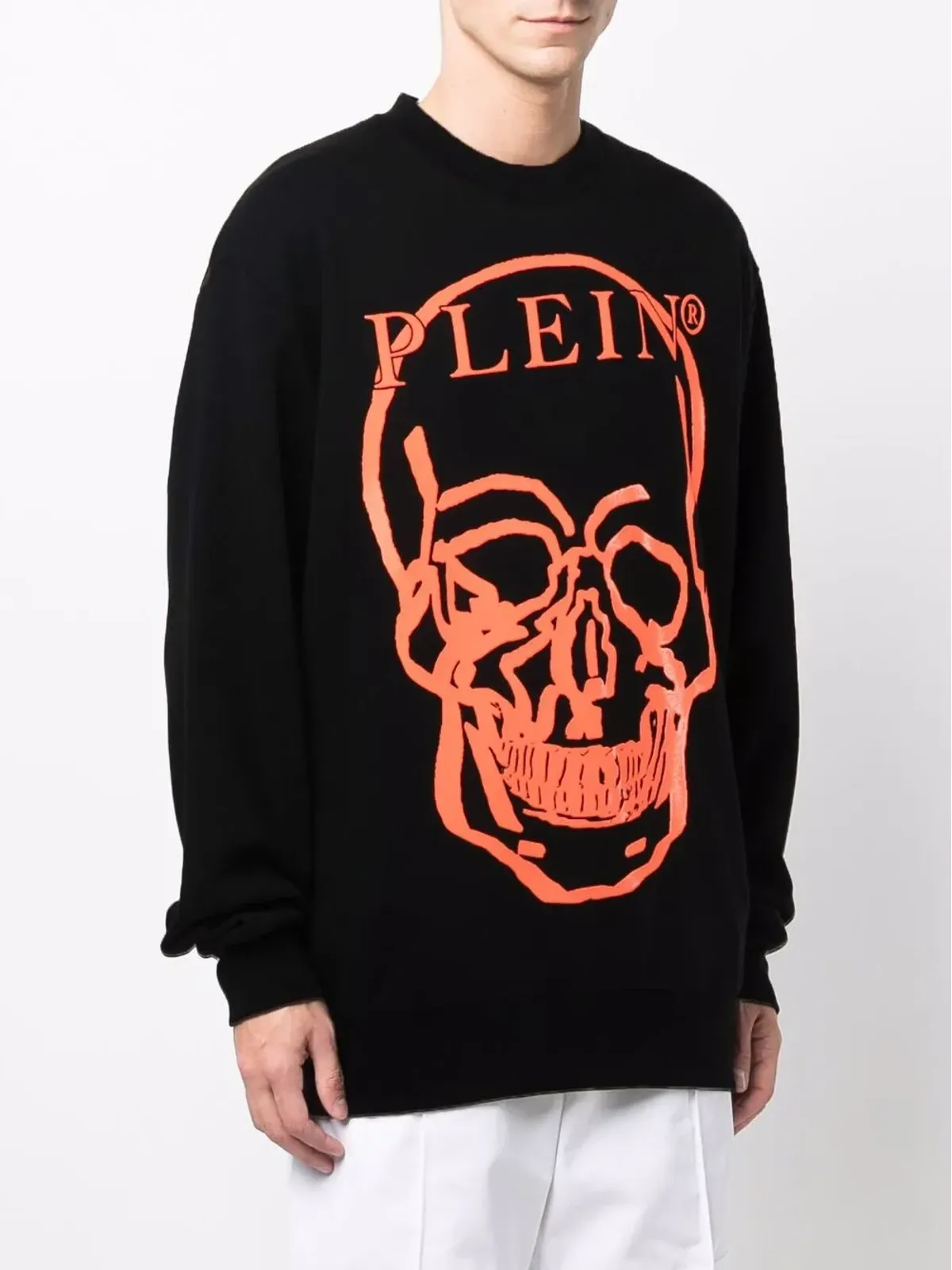 Philipp Plein ロゴプリント長袖スウェットシャツ - 画像4