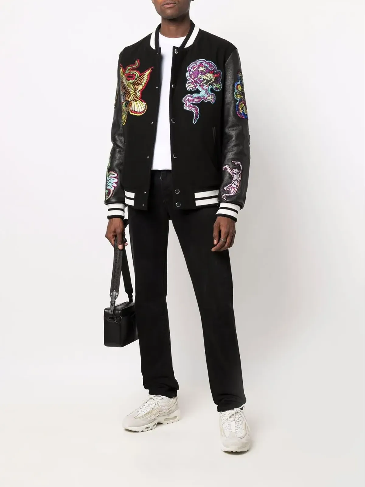 Philipp Plein スタジャン風ボンバージャケット - 画像2