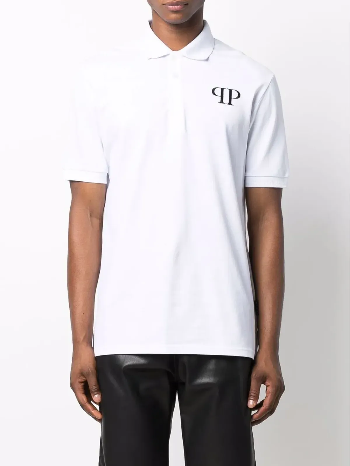 Philipp Plein アイコニックプレイン ポロシャツ - 画像3