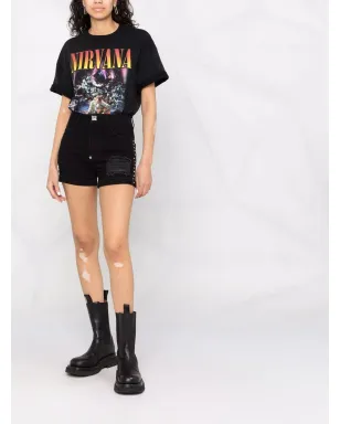 Philipp Plein ストーンズデニムホットパンツ - サムネイル2