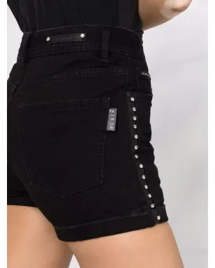 Philipp Plein ストーンズデニムホットパンツ - サムネイル3