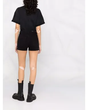 Philipp Plein ストーンズデニムホットパンツ - サムネイル4