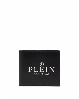 Philipp Plein ロゴプリント・二つ折りウォレット - ブラック - サムネイル1
