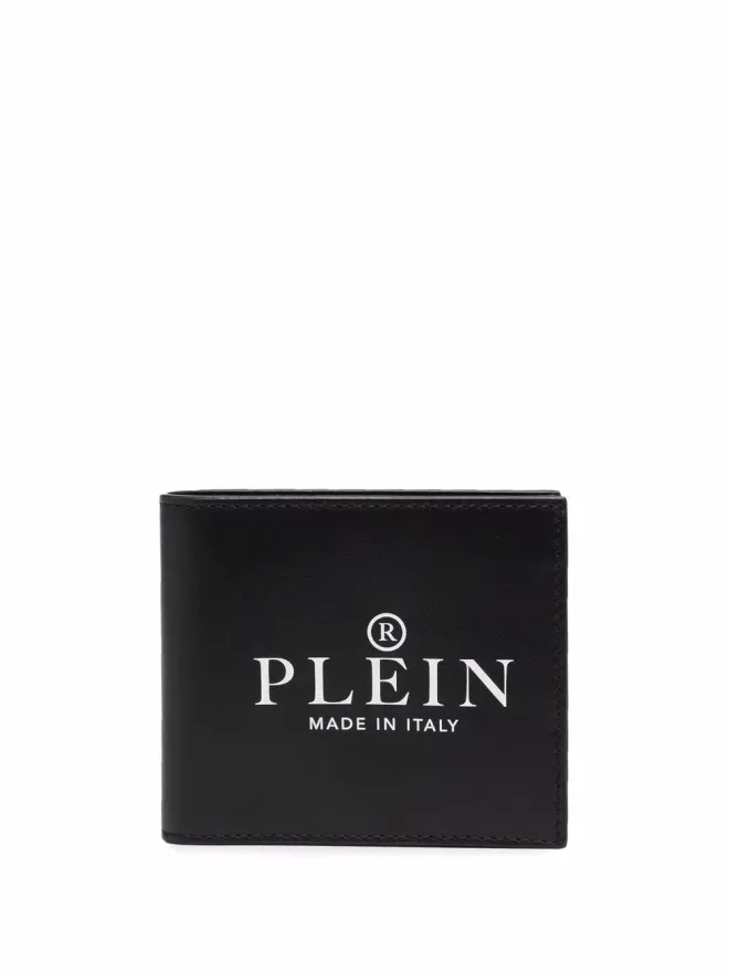 Philipp Plein Philipp Plein ロゴプリント・二つ折りウォレット - ブラックの商品画像