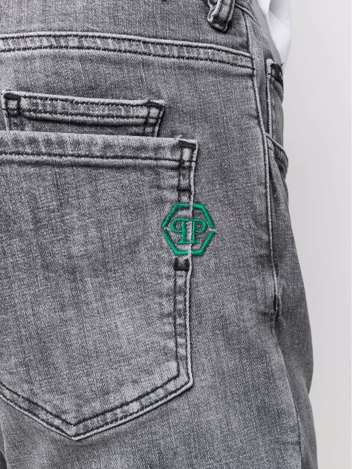 Philipp Plein ローライズ スリムフィット ジーンズ - 画像5