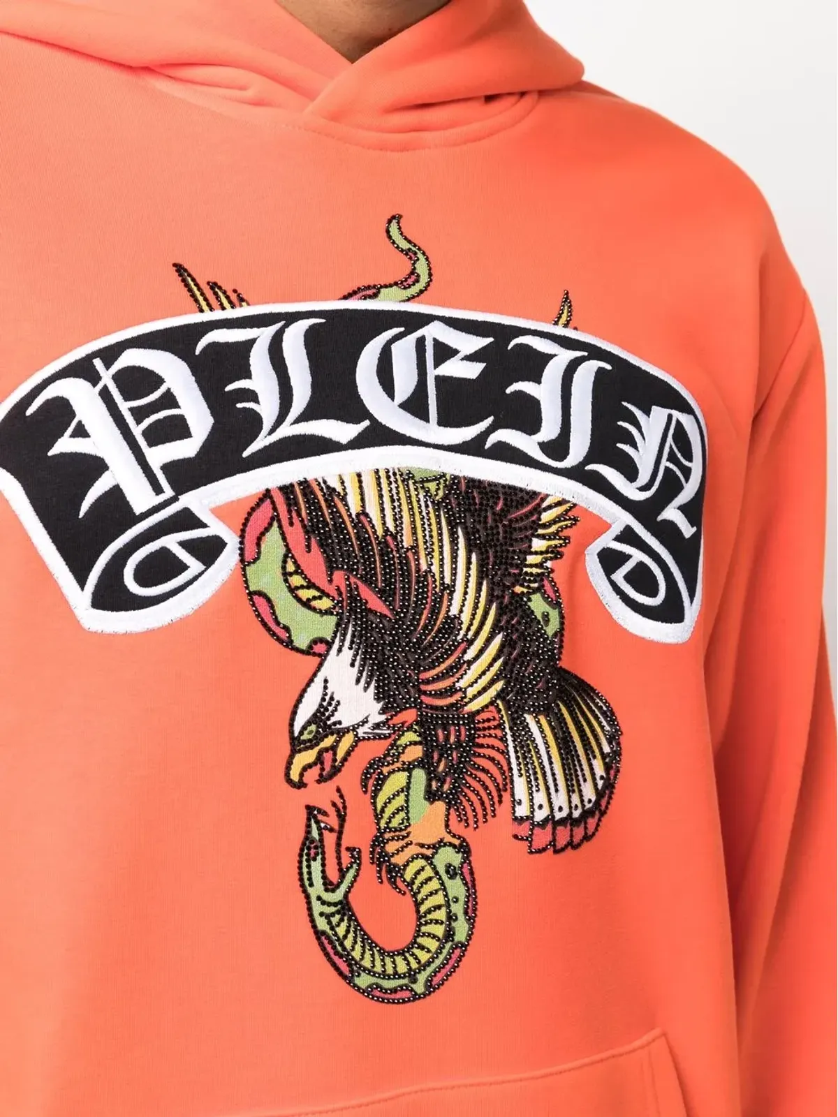 Philipp Plein 刺繍ロゴ付きフーディー - 画像5