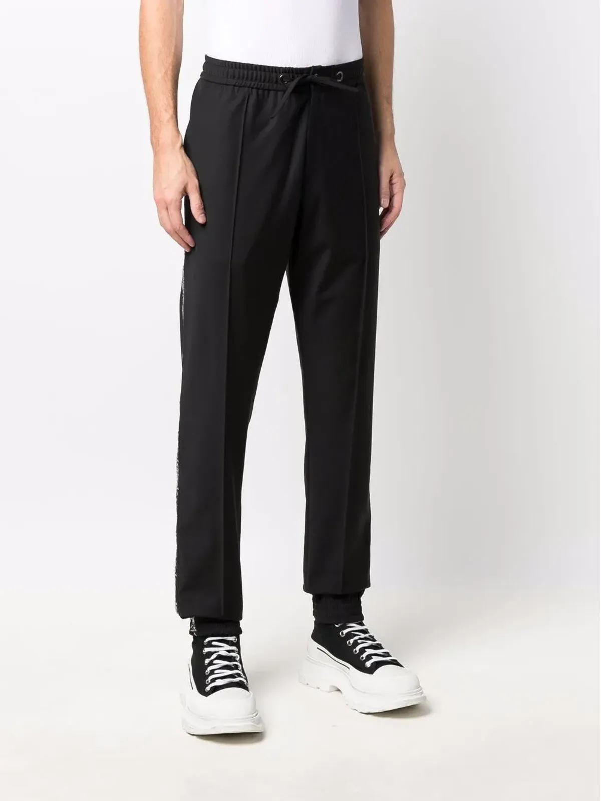 Philipp Plein スカルモチーフ ラインストーン トラックパンツ - ブラック - 画像3