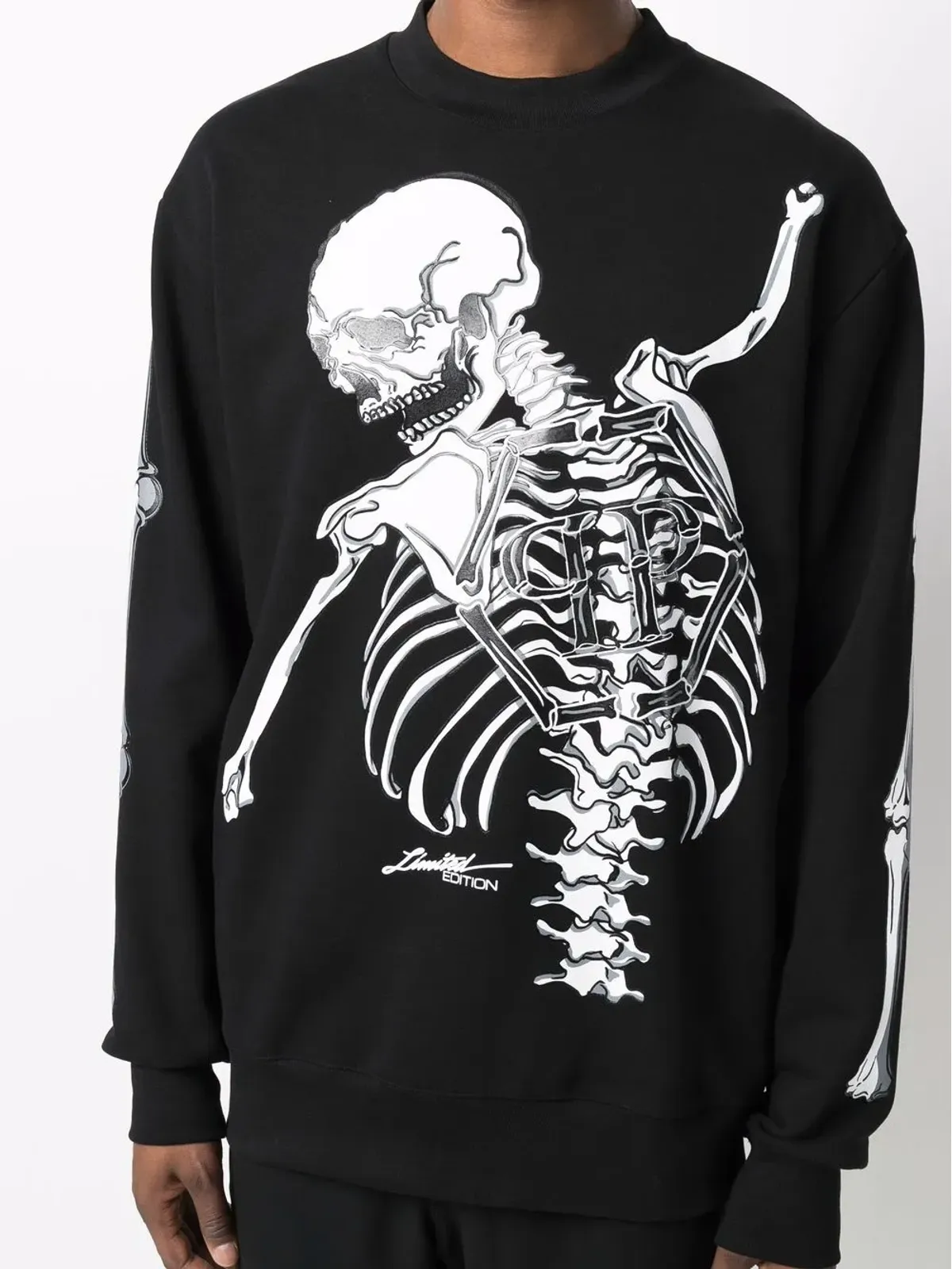Philipp Plein 骸骨プリント スウェットシャツ - 画像5