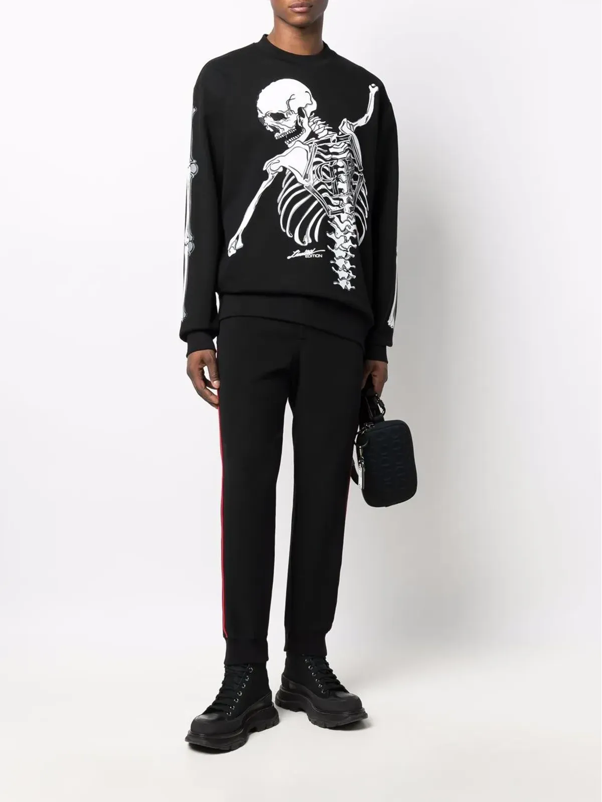 Philipp Plein 骸骨プリント スウェットシャツ - 画像2