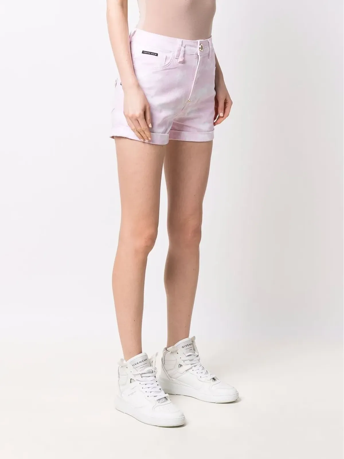 Philipp Plein ヘキサゴンデニムホットパンツ - 画像3