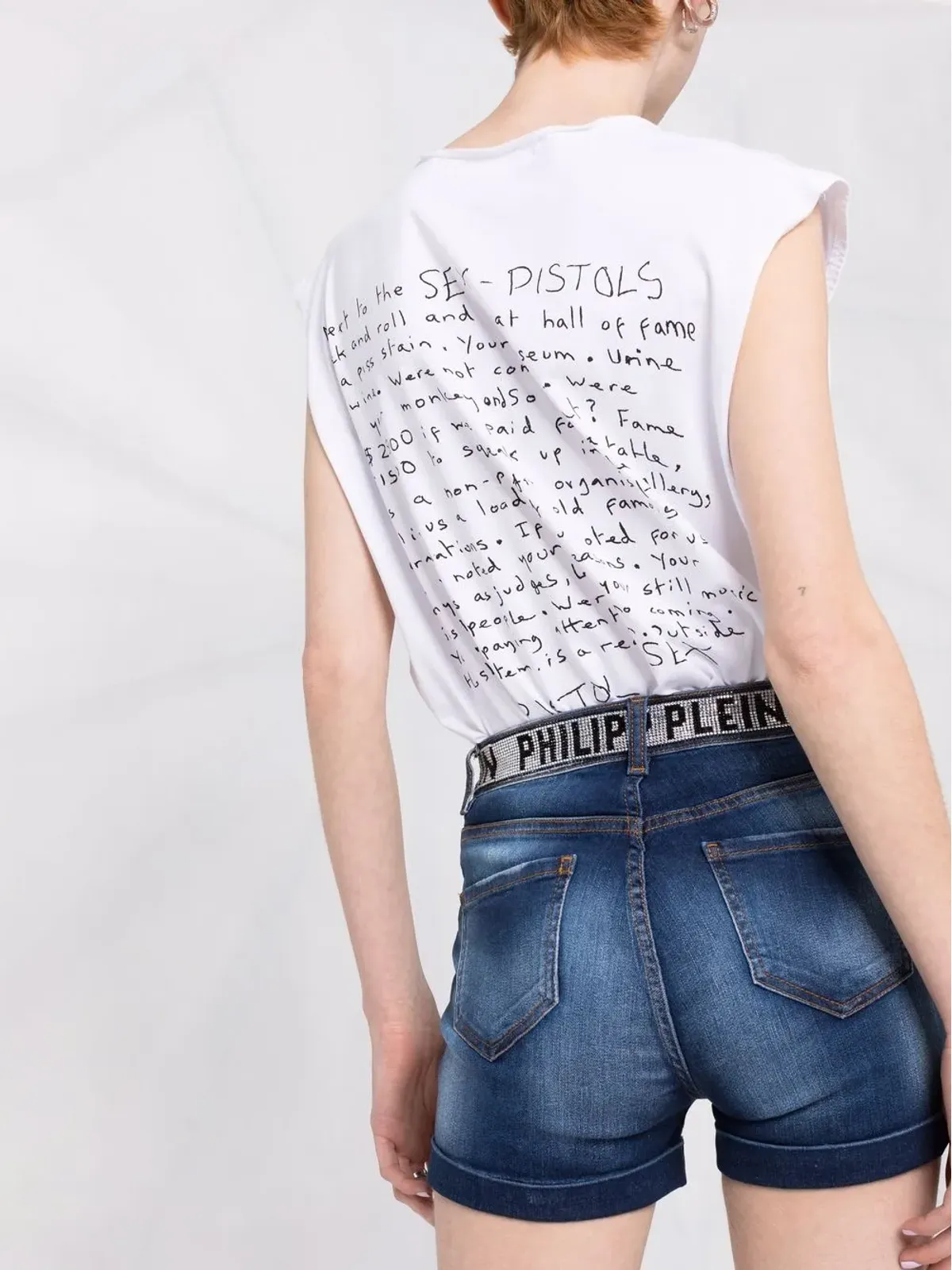 Philipp Plein ストーンズ ホットパンツ - 画像3