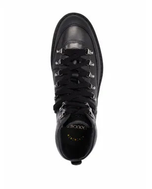 Doucal's lace-up ankle boots - Black - サムネイル4