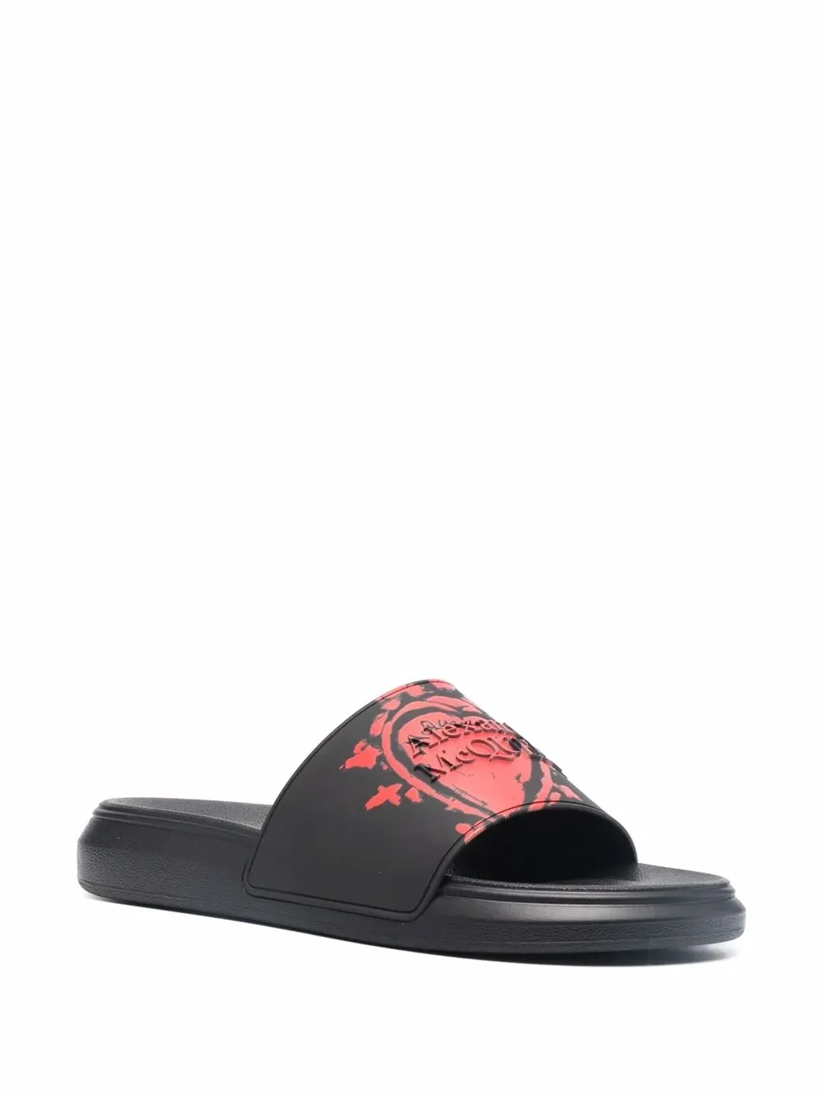 Alexander McQueen エンボスロゴスライド - 画像2