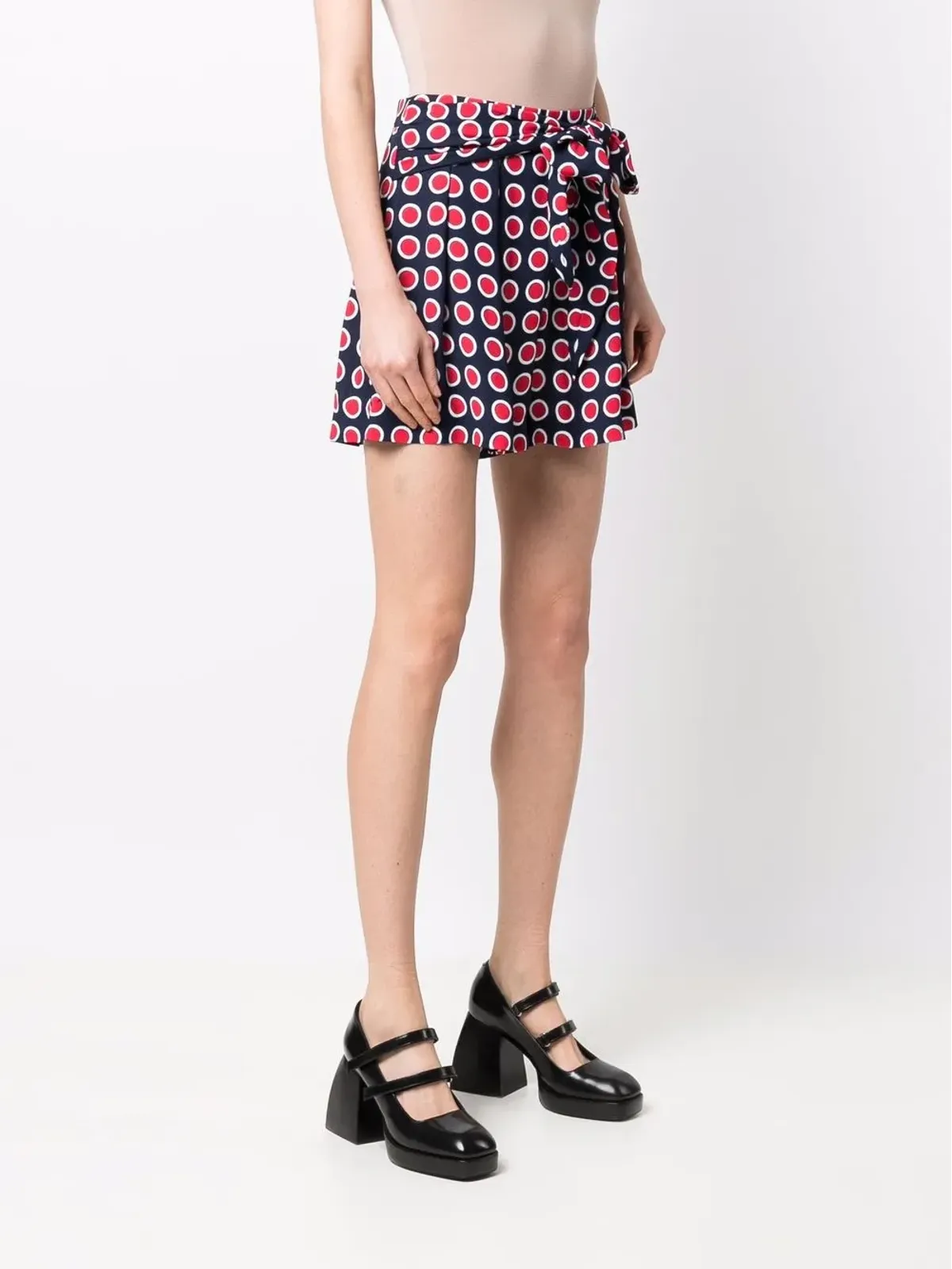 Boutique Moschino ジオメトリック柄 テーラードショーツ - 画像3