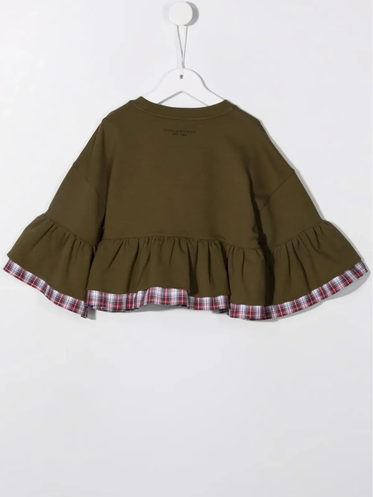 Philosophy Di Lorenzo Serafini Kids ロゴプリント入りフレアトップ - 画像2