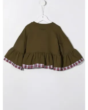 Philosophy Di Lorenzo Serafini Kids ロゴプリント入りフレアトップ - サムネイル2