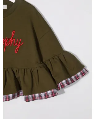 Philosophy Di Lorenzo Serafini Kids ロゴプリント入りフレアトップ - サムネイル3