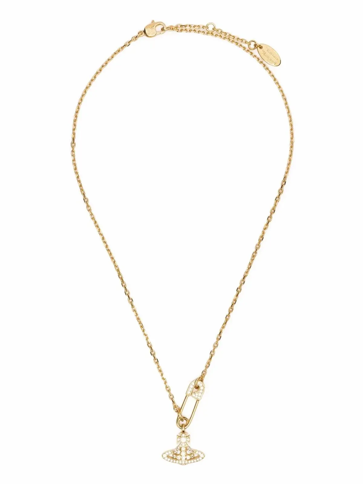 Vivienne Westwood ロゴペンダントネックレス - 画像3