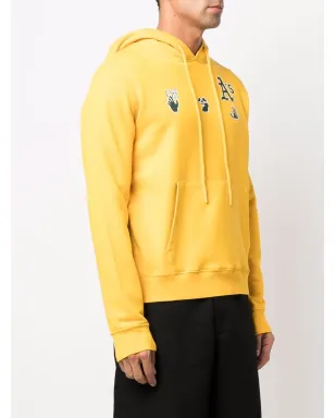 Off-White Hands Offプリントのフーディ - サムネイル3