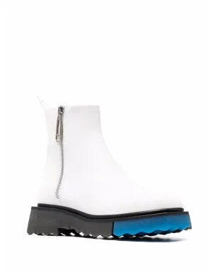 Off-White コントラストパネル アンクルブーツ - サムネイル2