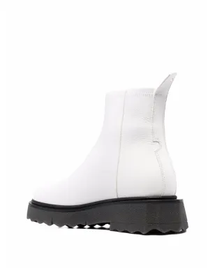 Off-White コントラストパネル アンクルブーツ - サムネイル3