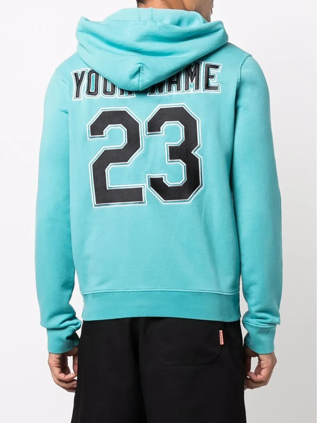 Off-White x MLB Florida Marlins ロゴプリント フーディー - 画像4