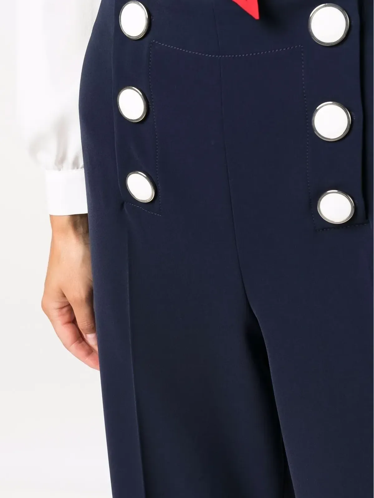 Boutique Moschino ダブルブレスト クロップドパンツ - 画像5