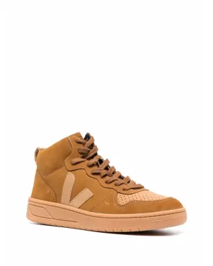 VEJA V-15 ヌバック ハイトップスニーカー - サムネイル2