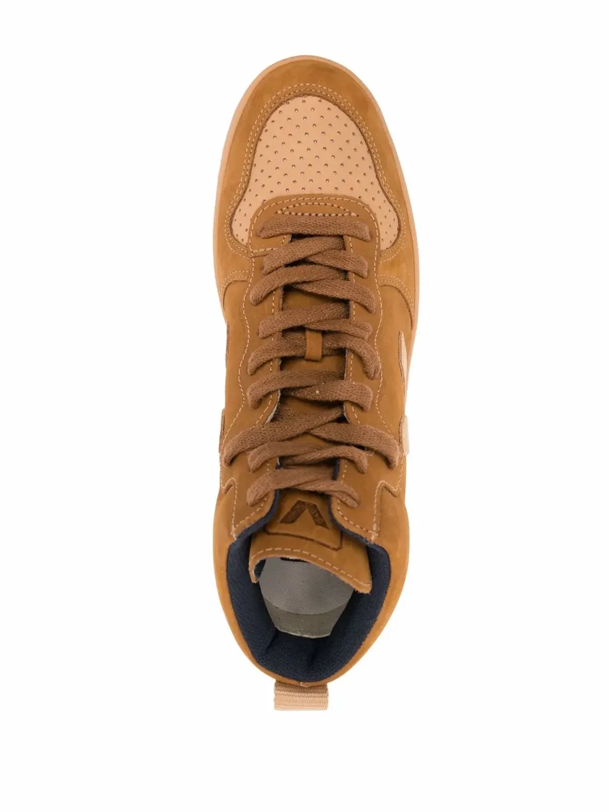 VEJA V-15 ヌバック ハイトップスニーカー - 画像4
