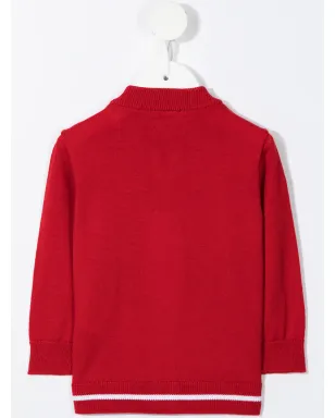 Emporio Armani Kids ジップアップ付きニットカーディガン - サムネイル2