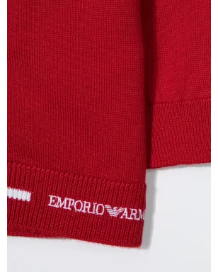 Emporio Armani Kids ジップアップ付きニットカーディガン - サムネイル3