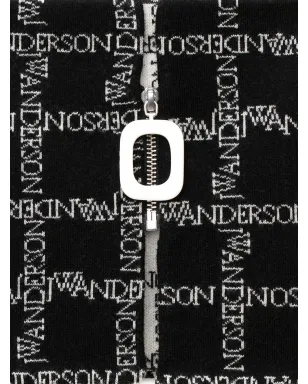 JW Anderson ロゴグリッド ジップアップ ネックウォーマー - サムネイル2