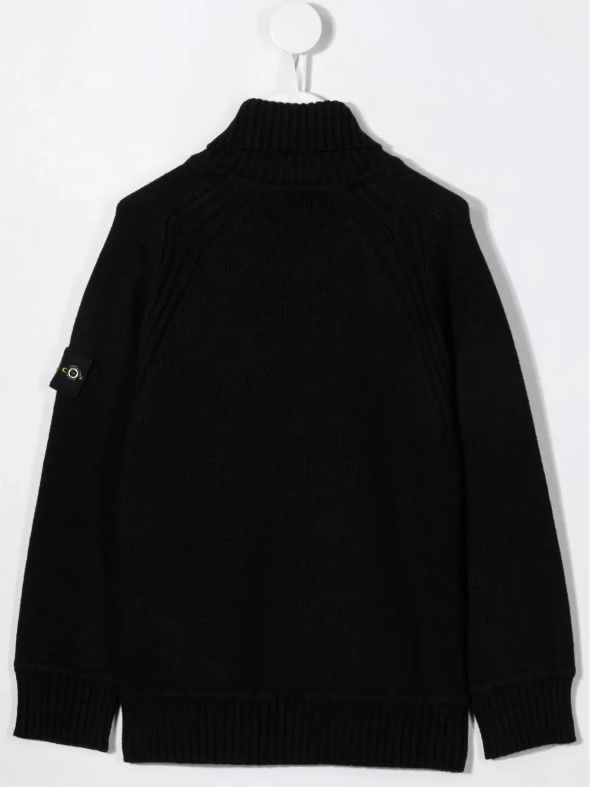 Stone Island Junior ロゴ入りロールネックジャンパー - 画像2