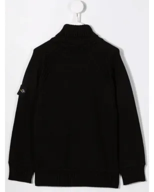 Stone Island Junior ロゴ入りロールネックジャンパー - サムネイル2
