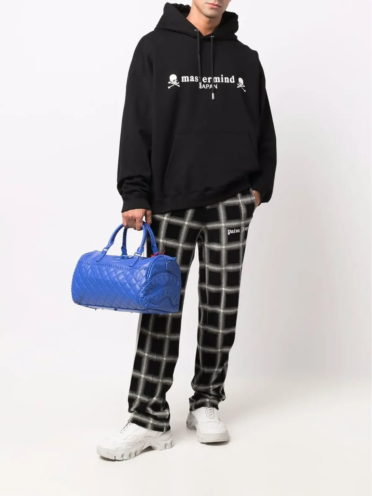 Mastermind World スカルプリント コットン フーディー - Black - 画像2